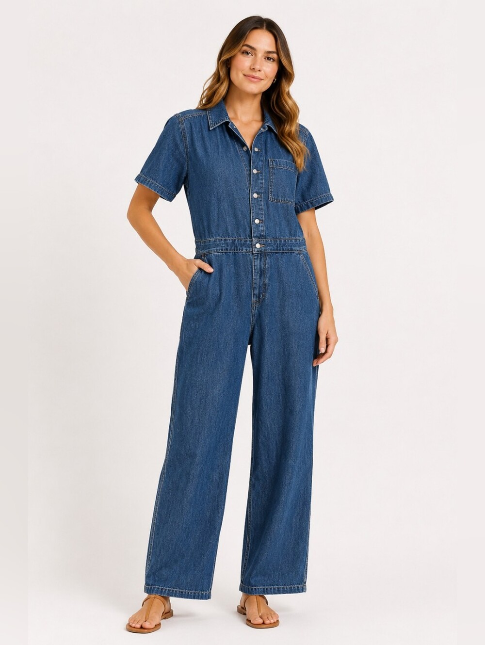 Levi's Classic Blue Denim Fabric with Red Label